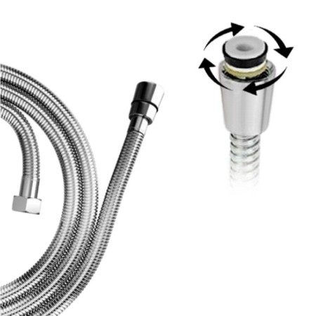 Showing hose TIM C-M150-2 Lux, 150-180 cm, double locks (360 ° Free rotation), 1/2 "-1