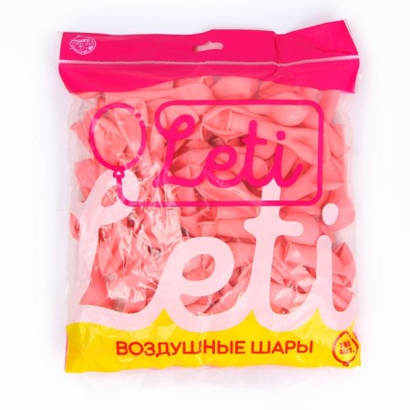 Shar Latex 5 "Makarun", set of 100 pcs., Water bombs, pink color-1