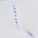 Ribbon for decor and gifts "Snowflake", 0.5 cm x 200 m, New Year