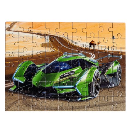 Puzzle "Racing Auto", 54 elements, mix-8