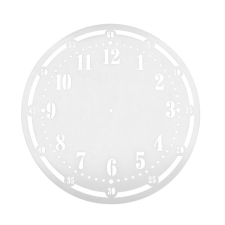 Plastic plastic stencil "Watch" D-30 cm-3