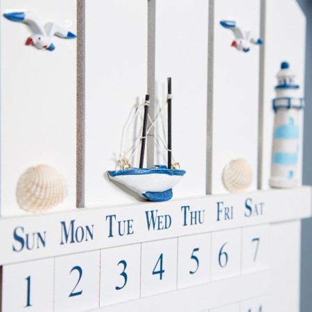 Eternal calendar "Sea Style" 43*30cm-4