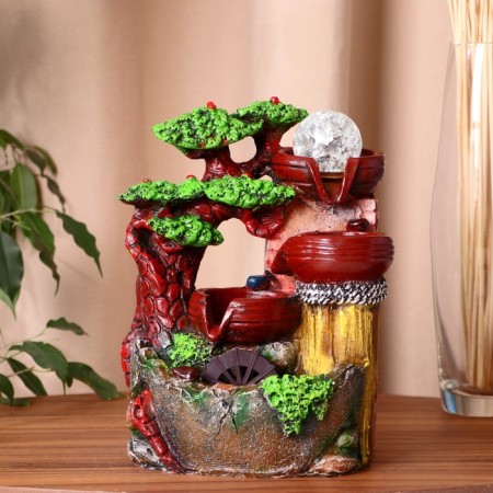 Fountain "Waterfall in the Forest" 14x17x27 cm (with backlight)