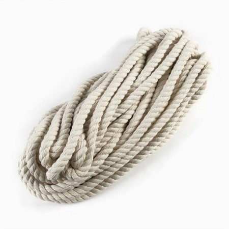 Cotton rope 14 mm (20 m) white, motor-4