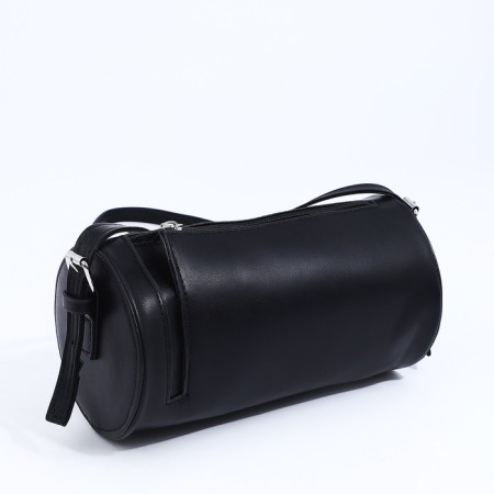 Bag Cross-Bodi with a zipper, black color-2