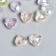 Beads for creativity plastic "Hearts with faces" set of 25 grams mix 1x1.2x0.6 cm