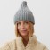 Women's hat minku, light gray color, 56-58 rr