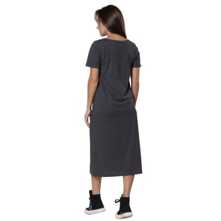 Female dress, size 48, color anthracite, dark gray-3