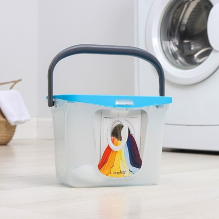 Container for washing powder, 6 l, color blue lagoon