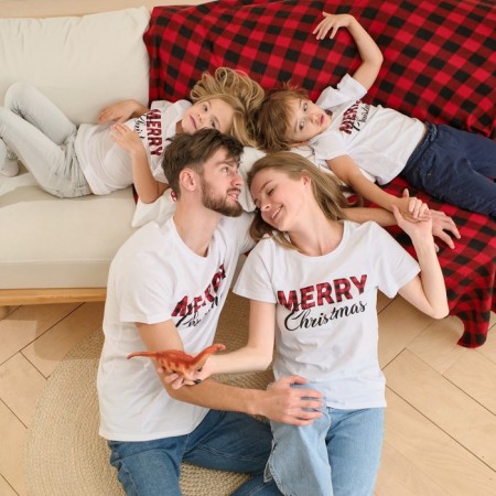 Women's T -shirt KAFTAN "Merry Christmas" p. 40-42, white-9
