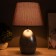 Lidner table lamp E14 40W gray-silver 23x23x36 cm