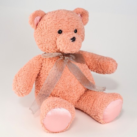 Soft toy "Bear", with a bow, 50 cm, pink color-1
