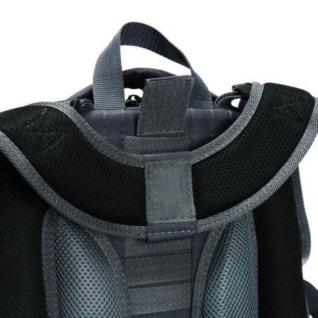 School backpack 38 x 30 x 16 cm, ergonomic back, Stavia "Auto", brown-8