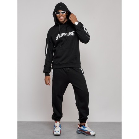 Sports suit men's, size 56, black color-4