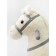 Horse Railway Capacked Amarobaby Prime, with wheels, 63x35x60 cm, white color