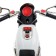 Electric car "Chopper", with a battery, light and sound effects, white color
