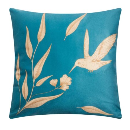 Pillowcase decorative Ethel "Bird" 40x40 cm, velor, 100% p/e