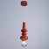 Bayerlux lamp "Scandy" LED 6W 4000K Red 12x12x37-205cm