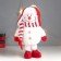 Interior doll "Snowman in a red hat with a ear with a bomb" 40x17x16 cm