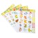 Stickers "on cabinets, cribs and chairs" 4 sheets A3 + A4 list of 30 people