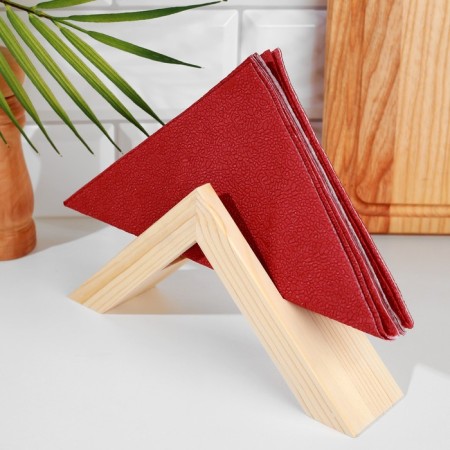 Wooden napkin "Triangle" 210x48x105mm-1