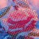New Year's diamond mosaic with partial filling on the canvas "New Year. Roses ", 15 x 21 cm