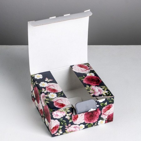 Box - Penal, Gift packaging, Present, 15 x 15 x 7 cm-5