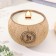 Candle in coconut aromatic, orange, soy wax, 8x10 cm, in the box