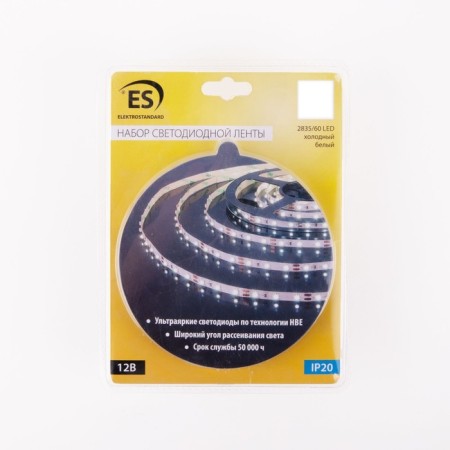 Set of LED tape IP20, 12V 4.8W 60led/m, 2835, glow cold white-5