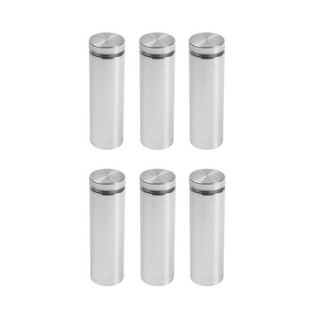 Remote holder for signs, 19x60 mm, color matte nickel, set 6 pcs.