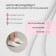 Socks for pedicure, cotton, one size, white color