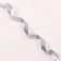 Plastic tape "silk", 1.2cm x 45m, silver