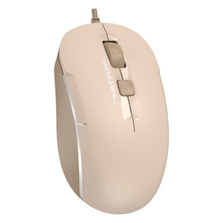 Mouse A4Tech FSTYLER FM26S Beige/Brown optical (2000DPI) Silent USB for a laptop (103385-7