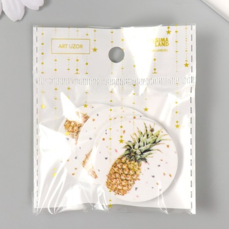 Decor for creativity tree "Circle. Pineapp" d = 4 cm-2