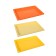 A set of trays for freezing dumplings, 36 × 25 × 3 cm, 3 pcs, color mix