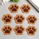 Decor for creativity Textile embroidery "Paw" 4.3x5 cm