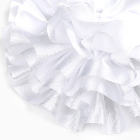 Outlet. Bant for hair on elastic band, white, 11 cm, princesses-2