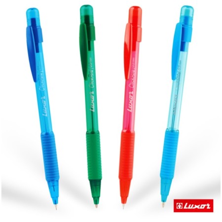 Mechanical pencil 0.5 mm, hb, luxor clickrite, with an eraser, rubber emphasis, mix-1