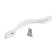 PC181BL handle, m/o 96 mm, white color