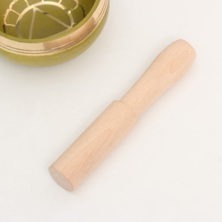 Singing bowl metal "yellow" with a resonator d = 8 cm-1