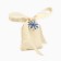 Snowflake's cotton bag, 7 x 9 cm, New Year