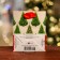 Gift package "Christmas trees", luxury 11.5 x 14.5 x 6.5 cm