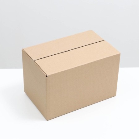 Folding box, brown, 39 x 25 x 25 cm-1
