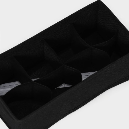 Organizer for storing linen "Smart", 8 cells, 28.5 × 13.5 × 10 cm, black color-2