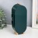 Casket Case for jewelry plastic "Oval" dark green 23.5x6.5x11.5 cm