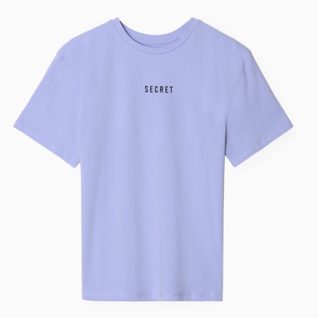 T-shirt female, lilac color, size One size (42-46)