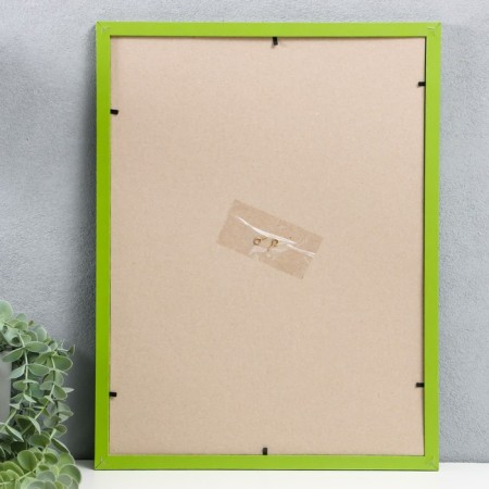Photo frame MDF 30x40 cm, No. 6, width 18 mm, thickness 12 mm, green (plastic screen)-2