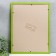 Photo frame MDF 30x40 cm, No. 6, width 18 mm, thickness 12 mm, green (plastic screen)