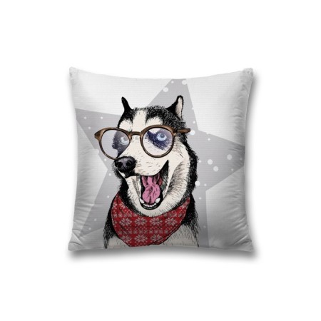 Decorative pillowcase "Who is the star?", On the zipper, size 45x45 cm