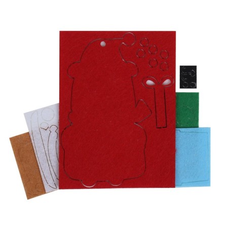 Set for creativity "Create a Christmas tree decoration from felt"-3